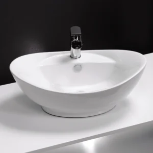Faro Oval Counter Top Basin 1TH - 590 x 395mm
