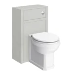 Chatsworth Traditional 500mm Grey Toilet Unit + Pan