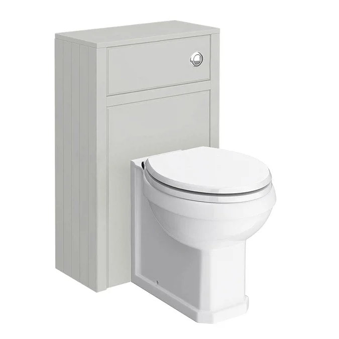 Chatsworth Traditional 500mm Grey Toilet Unit + Pan