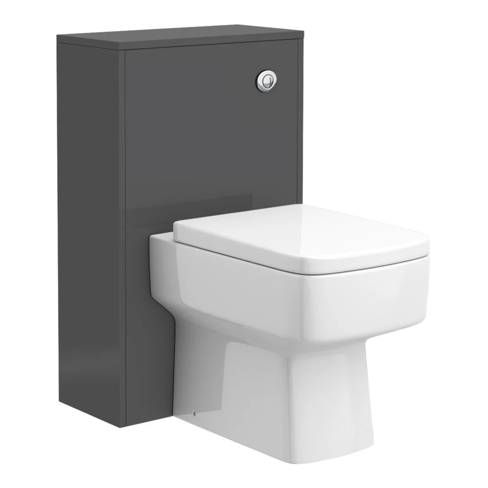 Haywood 500mm Gloss Grey WC Unit Only