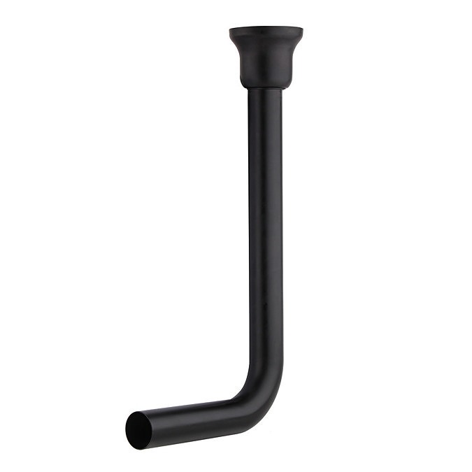 Trafalgar Low Level Toilet - Matt Black (Excludes Seat) - Image 3