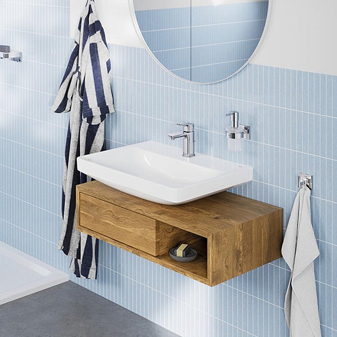 Grohe Bassein Grohe Euro Ceramic 600mm 1TH Wall Hung Basin without Overflow - Fizzy Bath