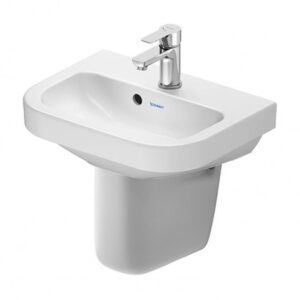 Duravit D-Code 450mm Hand Basin and Semi Pedestal