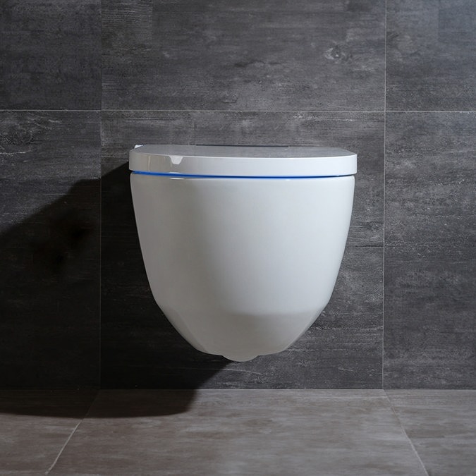 Cruze Wall Hung Smart Toilet with Bidet Wash Function, Heated Seat + Dryer - Image 3