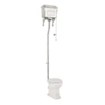 Burlington Standard High Level WC with Chrome Dual Flush Cistern