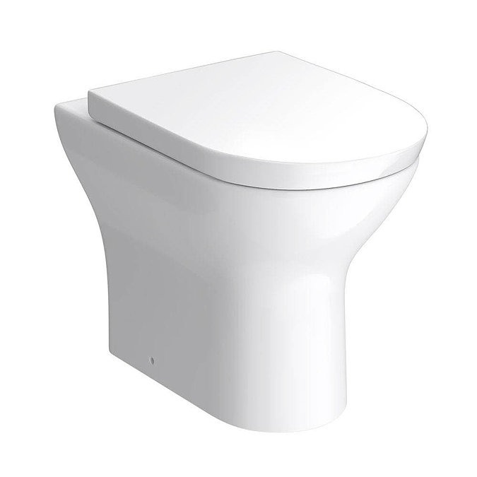 Arezzo Matt Black 2-In-1 Wash Basin & Toilet (500mm Wide x 300mm) incl. Brushed Brass Flush - Image 6
