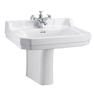 Burlington Edwardian Large Basin and Semi Pedestal