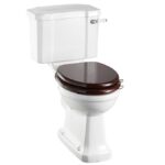 Burlington Regal Slimline Close Coupled Traditional Toilet - Ceramic Lever Flush