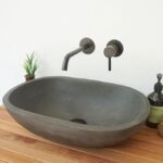 Arezzo Stone Dusk Grey Oval Counter Top Basin (510 x 320mm)