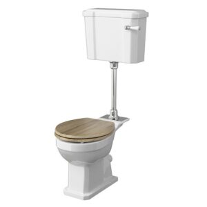 Old London Richmond Mid-Level Traditional Toilet + Soft Close Seat