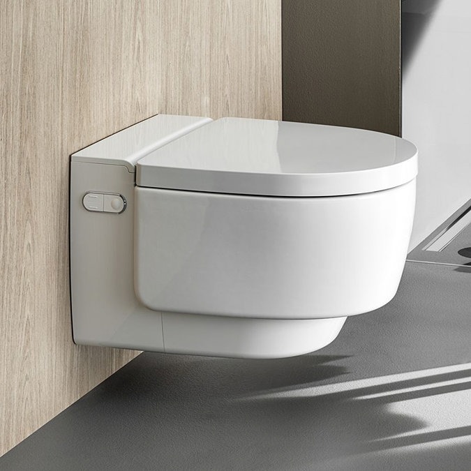 Geberit AquaClean Alpine White Mera Comfort Rimless Wall Hung Shower WC