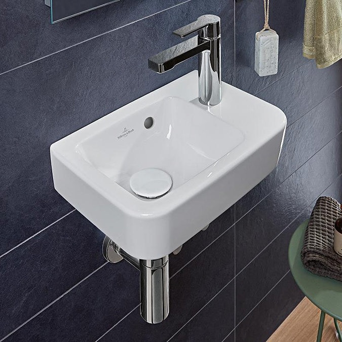 Villeroy and Boch O.novo Compact 360 x 250mm 1TH Handwash Basin - Image 2
