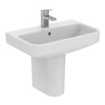 Ideal Standard i.Life S Compact 1TH Washbasin + Semi Pedestal