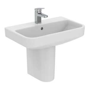 Ideal Standard i.Life S Compact 1TH Washbasin + Semi Pedestal