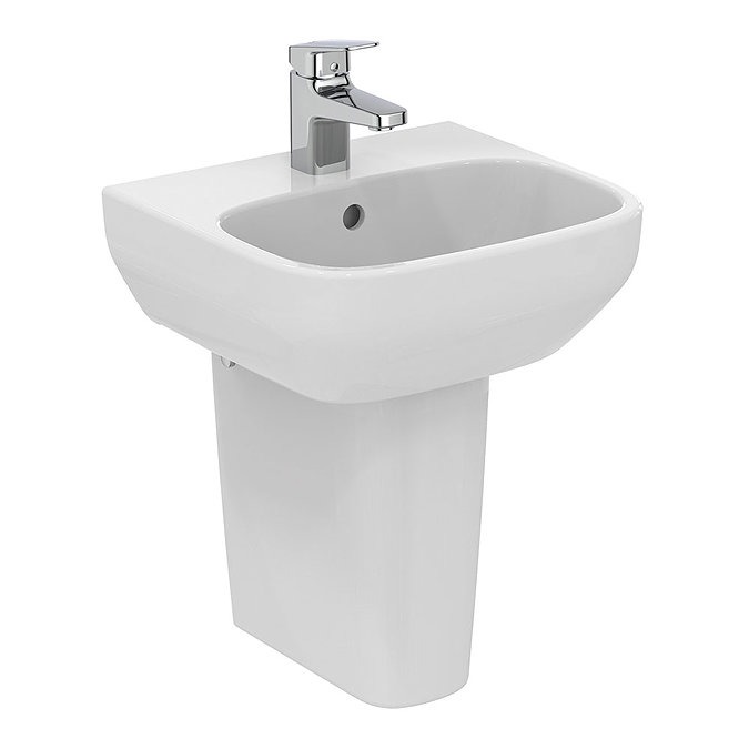 Ideal Standard i.Life A 400mm 1TH Handrinse Basin + Semi Pedestal