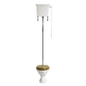 Heritage - Granley High-level WC & Chrome Flush Pack