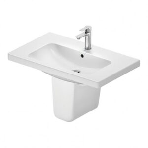 Duravit D-Code 800mm Basin and Semi Pedestal