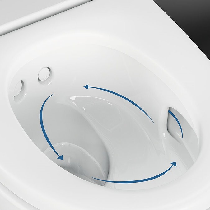 Geberit AquaClean Alpine White Mera Comfort Rimless Wall Hung Shower WC - Image 5