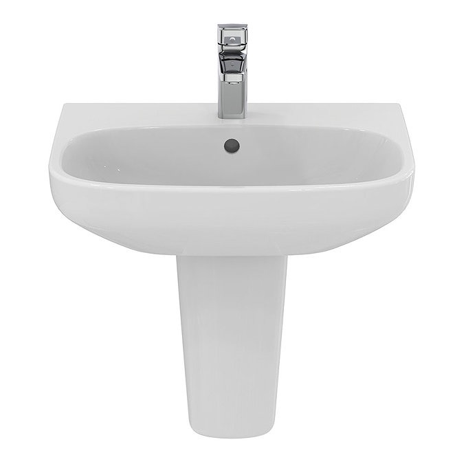 Ideal Standard i.Life A 1TH Washbasin + Semi Pedestal - Image 4