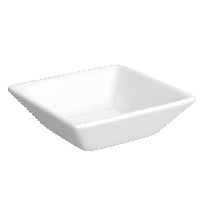 600 x 450mm White Shelf with Lazio Basin - Image 5