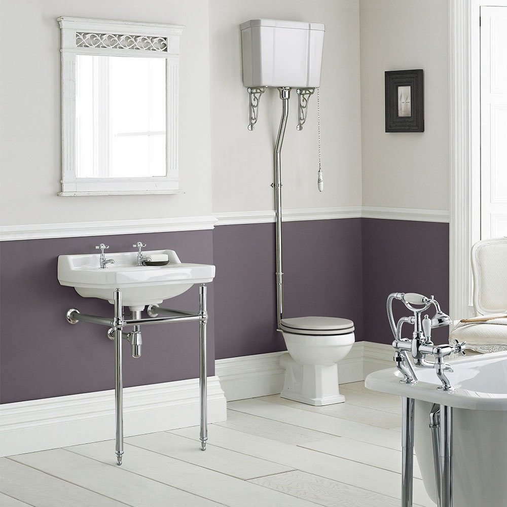 Old London Richmond High Level Traditional Toilet + Soft Close Seat - Image 4