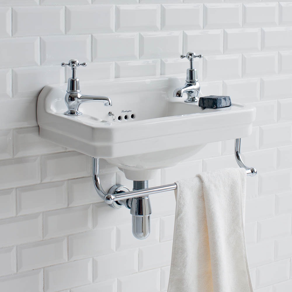 Burlington Edwardian Medium Basin and Semi Pedestal - Image 2