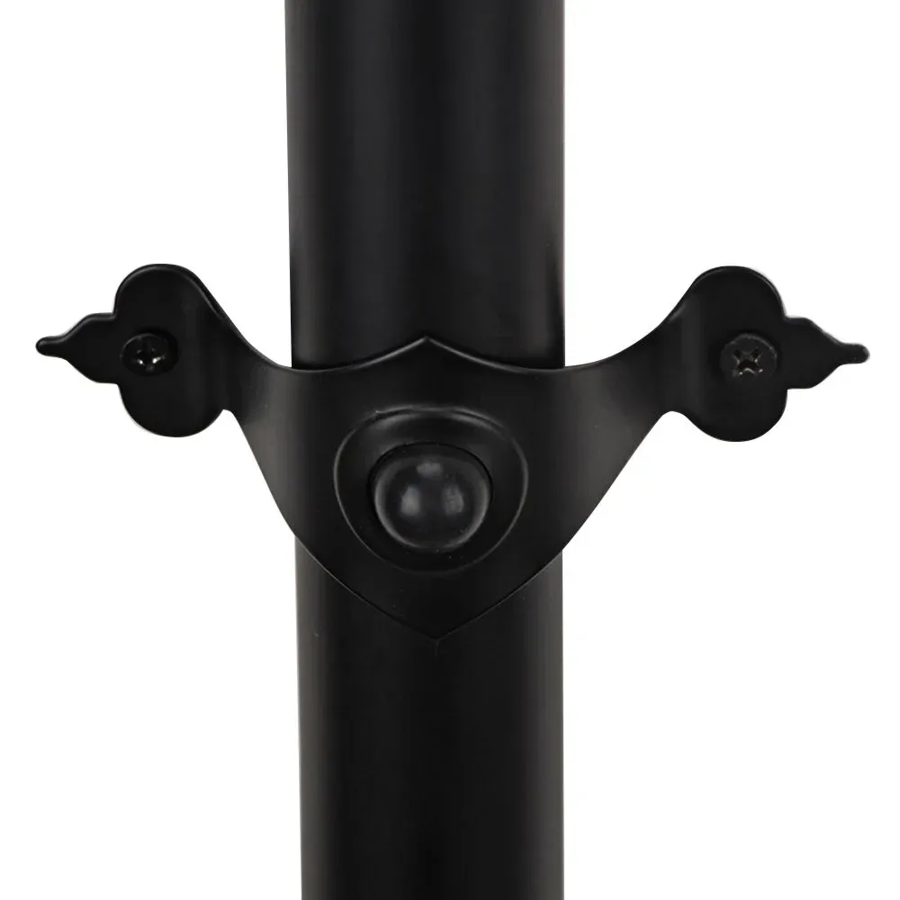 Carlton Matt Black Traditional High Level Toilet with Soft Close Seat - Image 6