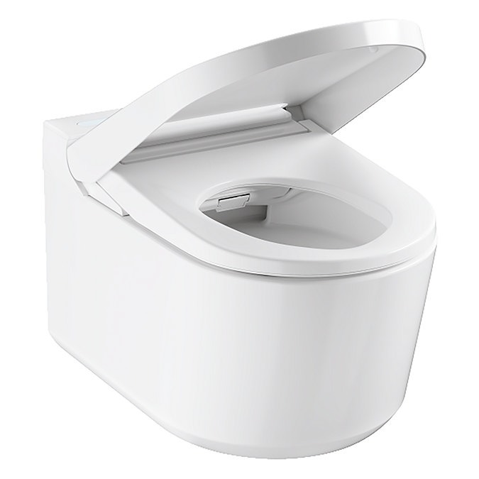 Grohe Rapid SLX 1.13m Frame / Sensia Wall Hung Shower Toilet with Matt Black Even Flush Plate - Image 2