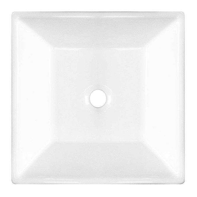 600 x 450mm White Shelf with Lazio Basin - Image 6