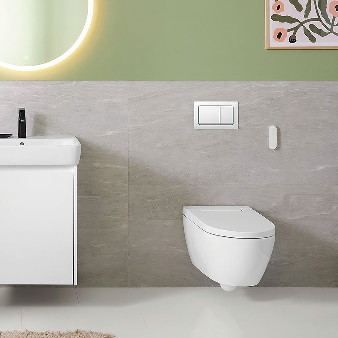 Geberit Smart Japanese Bidet Toilet 4-in-1 Wall-Hung Pack - Image 8