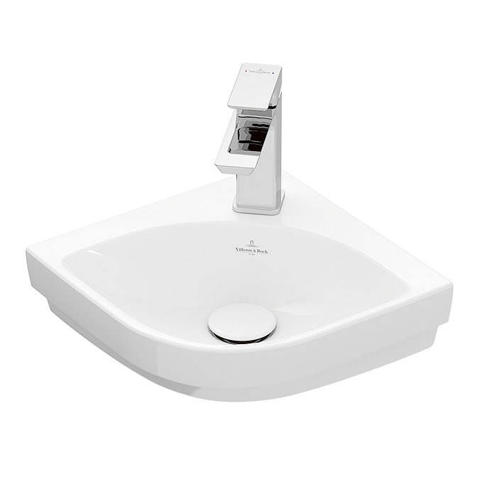 Villeroy and Boch Subway 3.0 320 x 320mm 1TH Corner Handwash Basin - Image 2