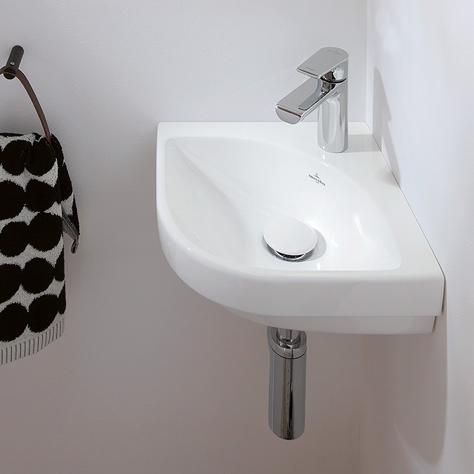 Villeroy and Boch Subway 3.0 320 x 320mm 1TH Corner Handwash Basin