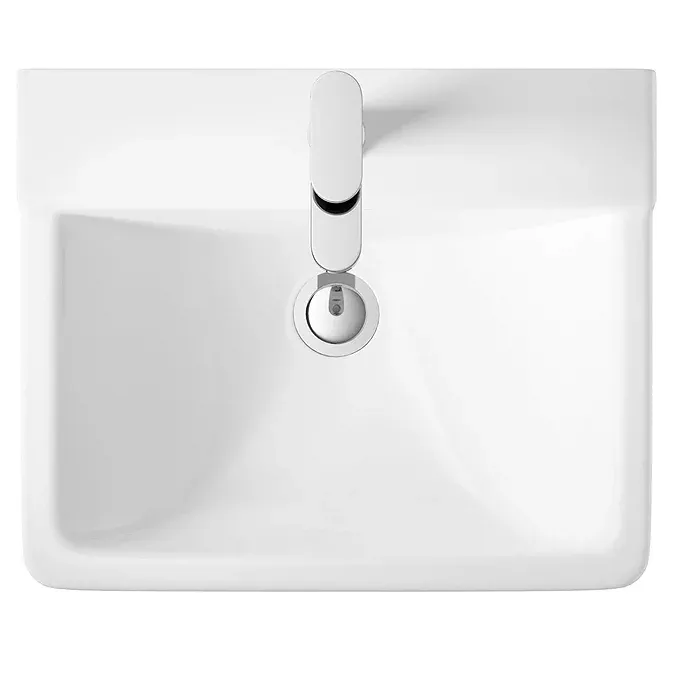 Hudson Reed Arlo 550mm 1TH Basin + Semi Pedestal - Image 3