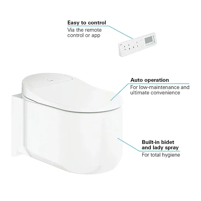Grohe Sensia Arena Wall Hung Smart Toilet - Image 5