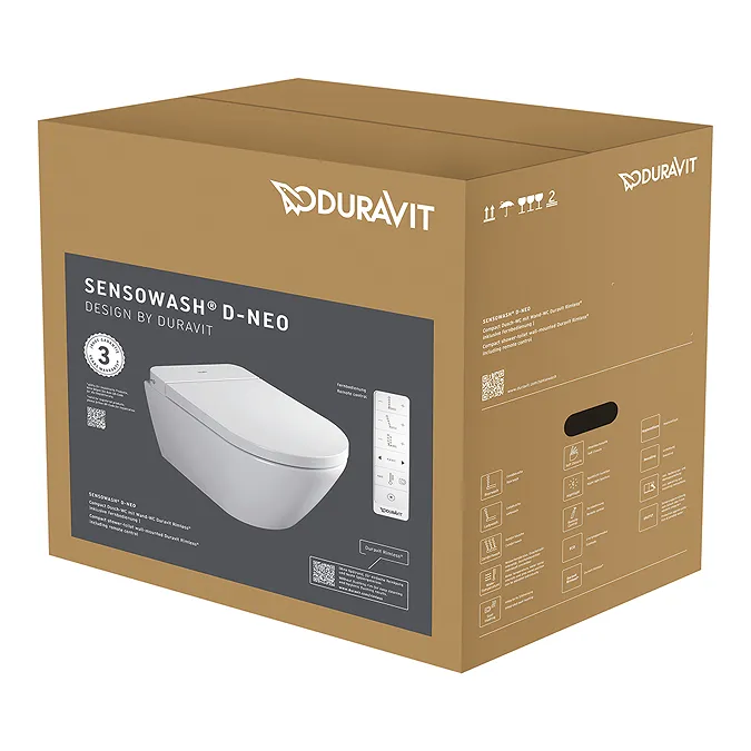 Duravit SensoWash D-Neo Compact Wall Hung Shower Toilet - Image 8