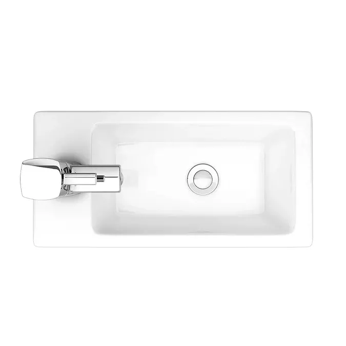Rondo Wall Hung Small Cloakroom Basin Package - Image 7