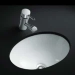 RAK Lily 460mm Under Counter Inset Vanity Bowl - No TH