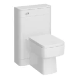 Radius Gloss White 550mm Back to Wall WC Unit with Square Pan
