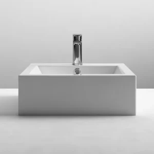 Nuie 470 x 450mm Square Ceramic Counter Top Basin - 1 Tap Hole
