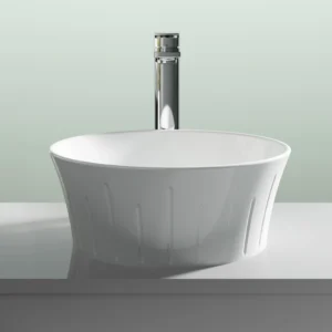Nuie Round 360mm Sit-On Countertop Vessel Basin