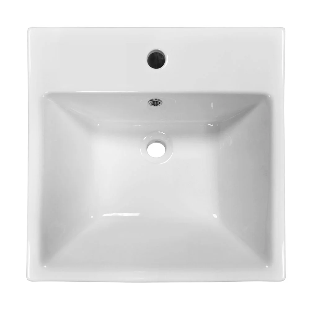 Novus 520 x 510mm Square Ceramic Counter Top Basin - 1 Tap Hole - Image 2