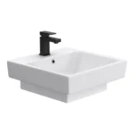 Novus 520 x 510mm Square Ceramic Counter Top Basin - 1 Tap Hole