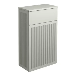 Padstow Slatted WC Toilet Unit - Satin Grey (Unit Only)