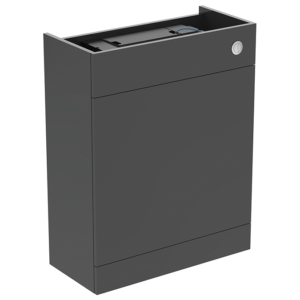 Ideal Standard Eurovit+ 65cm Back to Wall WC Unit with Cistern & Worktop - Mid Grey