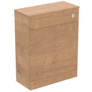 Ideal Standard Eurovit+ 65cm Back to Wall WC Unit with Cistern & Worktop - Natural Oak