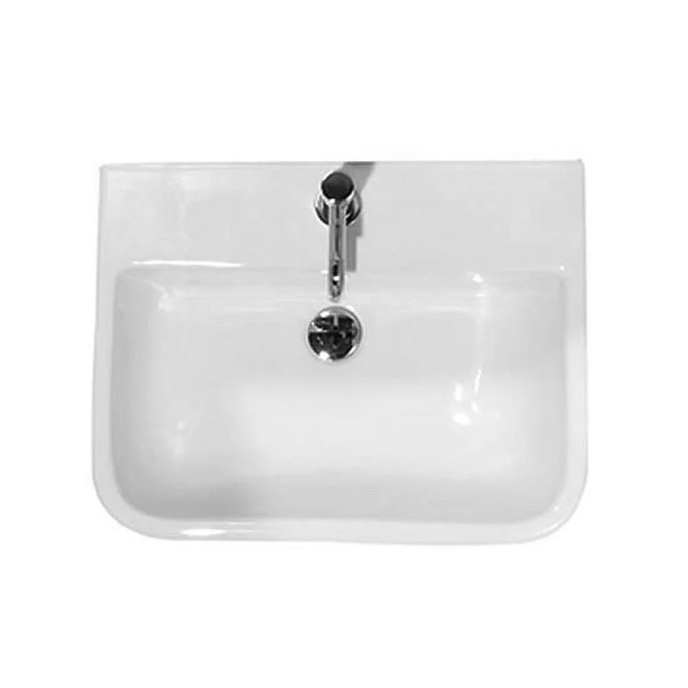RAK Series 600 52cm Basin With Full Pedestal - Image 3