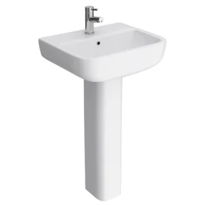 RAK Series 600 52cm Basin With Full Pedestal