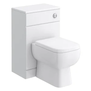 RAK Series 600 Gloss White BTW Toilet Unit inc. Cistern & Soft Close Seat - 2 Size Options