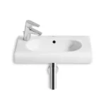 Roca Meridian-N Compact 600 x 320mm Wall-hung 1TH Basin