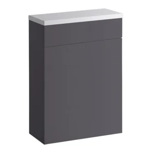 Roper Rhodes Scheme 600mm Back to Wall WC Unit & Worktop - Gloss Dark Clay